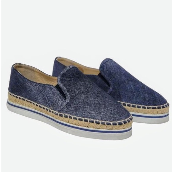 💚💚💛💛JIMMY CHOO💚💚BLUE DENIM LEATHER💛💛 - Picture 2 of 7